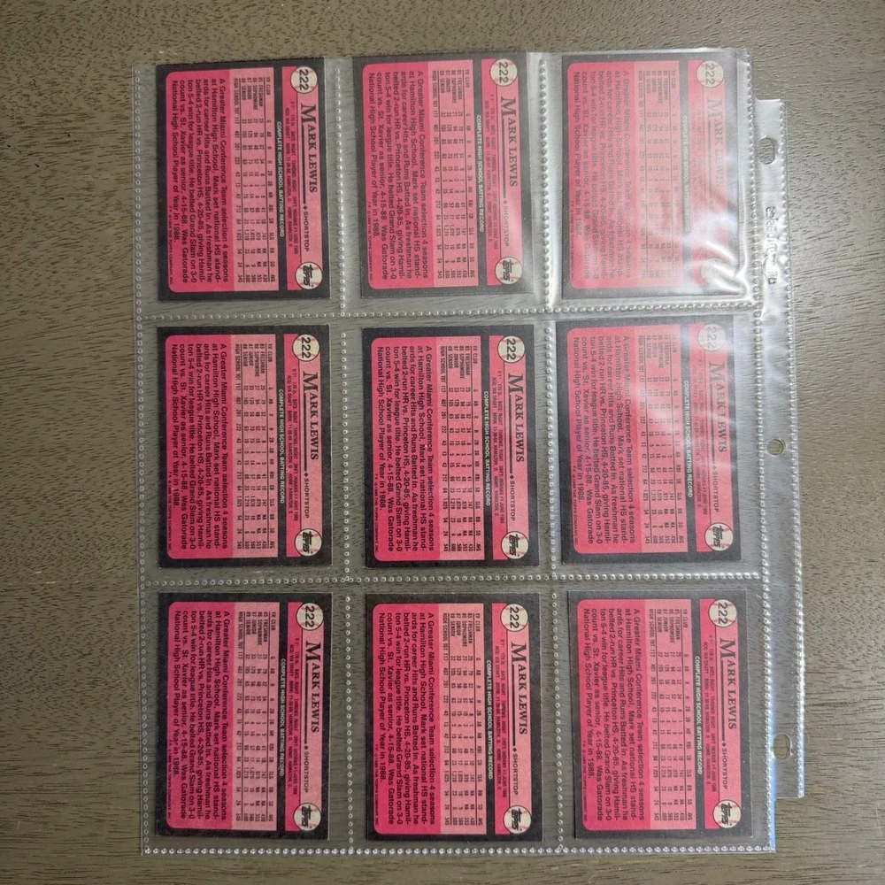 Topps lot mark